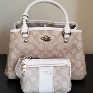 BRAND NEW Coach handbag with matching wallet